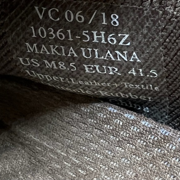 OluKai Makia Ulana Men's Size 8.5 Brown Knit Slip On Loafers Casual Shoes - Picture 9 of 10